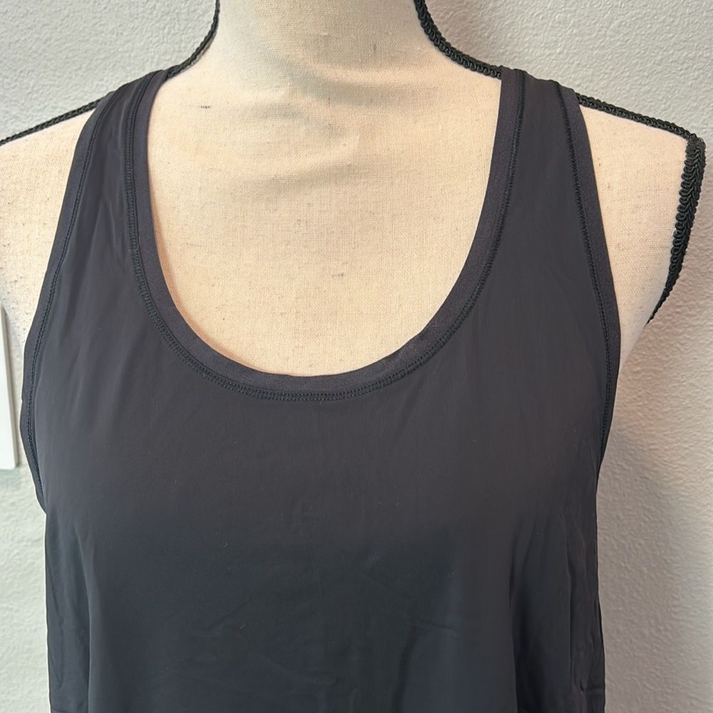 Lululemon Cool Racerback Black Tank Top Size 8 - Picture 2 of 11